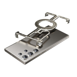 Custodia magnetica senza telaio in lega di alluminio per <span class=keywords><strong>Samsung</strong></span> S24 Ultra Plus <span class=keywords><strong>S23</strong></span> Shell ultra staffa <span class=keywords><strong>Cover</strong></span> in metallo senza montatura antiurto - Product Image 1