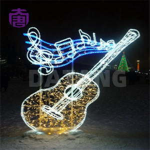 ไฟเครื่องดนตรี 3 มิติ สำหรับตกแต่งสวนและลานกลางแจ้ง - มาตรฐาน IP65 ปรับแต่งสีได้ ติดตั้งง่าย - Product Image 3