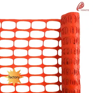 Строительный оранжевый HDPE Пластиковый защитный сетчатый барьер