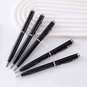 High Quality Laser Engrave Sports Metal 1.0Mm Custom Logo Business <b>Gifts</b> Luxury Guestroom Pen - Product Image 2