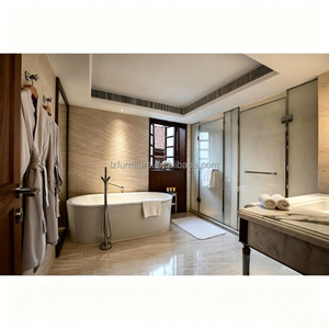 ชุดห้องนอนไม้สไตล์โมเดิร์นหรูหรา เฟอร์นิเจอร์โรงแรมฮิลตันสำหรับขาย - Product Image 6
