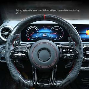 Pagaie de changement de vitesse pour Mercedes Benz AMG C180 C200 C260 C300 W205 W204 C63 G500 G55 <span class=keywords><strong>G350</strong></span> G63 G65 Palette de changement de vitesse magnétique - Product Image 3