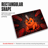 Tapis de Souris Gaming Anime Chauffant en Gros, Tapis de Bureau Personnalisé avec Logo OEM, Tapis de Table Esports Antidérapant en Tissu Écologique, En Stock