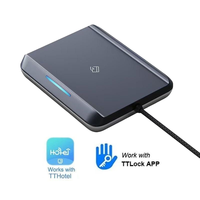 Sistema de Gestión de Cerraduras para Hoteles E5 TTLock, Software para la Aplicación TTLock, Codificador de Tarjetas, Lector y Grabador de Tarjetas Inteligentes RFID USB de 13.56mhz