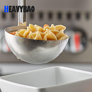 Mestolo in Acciaio Inox Heavybao con Manico Lungo a Uncino, Accessori da Cucina per Cucinare <span class=keywords><strong>e</strong></span> Servire in Ristoranti <span class=keywords><strong>e</strong></span> Hotel - Product Image 4