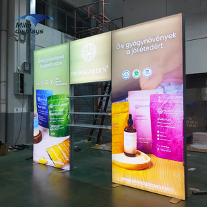 Seg nhôm vải 10x10ft hộp Đèn triển lãm thương mại hiển thị mô-đun hai mặt in với kệ cho gian hàng triển lãm - Product Image 2