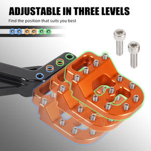 NICECNC Pédale de frein arrière de moto, plaque de marchepied, levier de commande pour <span class=keywords><strong>KTM</strong></span> 250 <span class=keywords><strong>390</strong></span> <span class=keywords><strong>Adventure</strong></span> 2020 2021 2022 <span class=keywords><strong>2023</strong></span> 2024 - Product Image 3