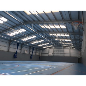 Salle de sport d'intérieur préfabriquée PEB populaire à structure en acier terrains de basket-<span class=keywords><strong>ball</strong></span> - Product Image 3