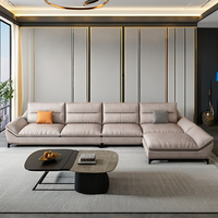 Direkte Fabrik quelle New Era Luxus Modernes Kunstleder Quadratisches Schnitts ofa Wohnzimmer möbel Modisch Modular