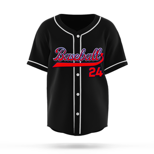 Maillot de baseball OEM pour homme, t-shirt de baseball vierge, uniformes de baseball brodés et imprimés par sublimation - Product Image 4