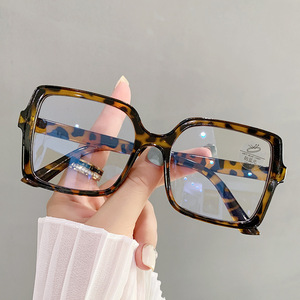 Lunettes anti-lumière bleue Xiaohongshu à monture carrée pour femmes, monture intégrale blanc laiteux, verres AC UV375, catégorie 1, couleur claire - Product Image 4