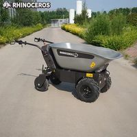 Mini Dumper Elettrico KS450E con Carrozzeria in Composito ad Alta Resistenza, Capacità 450kg, Spegnimento Automatico di Sicurezza