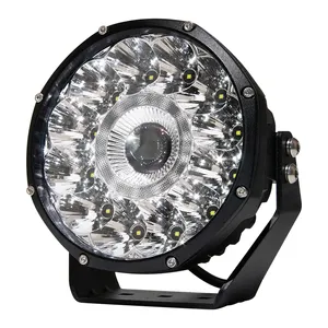 Best Sale Wasserdichte Beleuchtung 72W 7 Zoll Auto Lichter Zubehör Runde Auto Offroad LED Arbeit Fahr licht Mit RGB Angel Eye