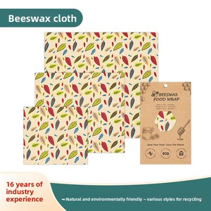 Organic <strong>Beeswax</strong> Cloth Pure Natural <strong>Beeswax</strong> Fresh-keeping Cloth Fresh-keeping Film Picnic Portable Fresh-keeping <strong>Beeswax</strong> <strong>Paper</strong> - Product Image 4