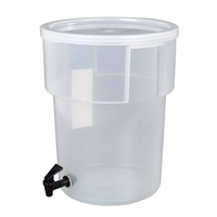 Beberapa kapasitas besar plastik Columniform dingin jus minum minuman Dispenser untuk restoran Hotel Bar BBQ dapur