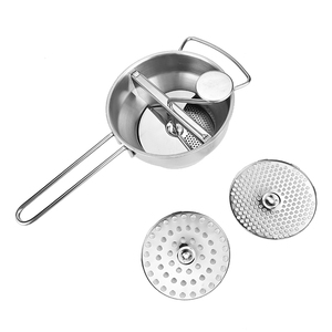 Classique Design <span class=keywords><strong>De</strong></span> Base Manuel Alimentaire Hachoir Fondeur Bol Agitation Poignée Usine Directe En Acier Inoxydable Cuisine Outil Cuisson Pâtisserie - Product Image 6