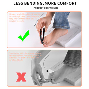Cortauñas de Acero Inoxidable con Forma de Mano, Herramienta Duradera para Recortar Uñas de Dedos de Manos y Pies - Product Image 2