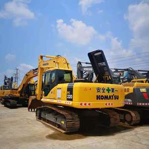 Excavadora Hidráulica de Orugas Komatsu PC220-7 Usada Original Japonesa de 22 Toneladas con Cucharón de 1m3 - Product Image 1
