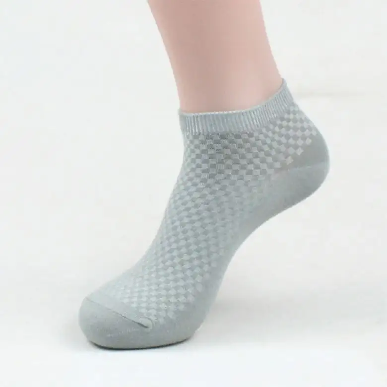 High Quality Custom 100% Anti bacterial Bamboo Fiber Men's Sock
