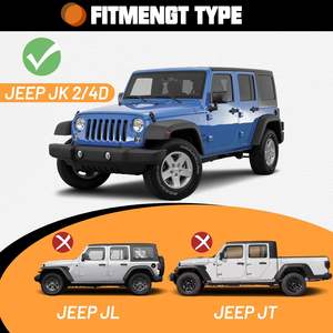 アルミルーフラック2007-2018年ジープラングラーJK JKUカーゴバスケット荷物屋上収納キャリア - Product Image 5