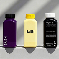 Médecine en vrac Capsules de pilules carrées blanches Récipient en plastique Bouteilles de vitamines vides avec couvercle à déchirure facile/bouchon à vis de sécurité