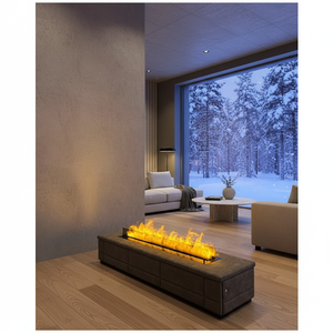 <span class=keywords><strong>Chimenea</strong></span> Atomizada 3D para Decoración del Hogar, Humidificador Electrónico de Vapor, Acero Inoxidable 304, Vidrio Templado, <span class=keywords><strong>Revestimiento</strong></span> de Pintura de Fluorocarbono - Product Image 6