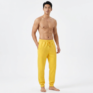 Pantalon de survêtement en coton pour homme, doux, anti-rétrécissement, respirant, pour la gym et les loisirs, directement du fabricant, fournisseur OEM - Product Image 1