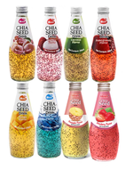Vente en gros professionnelle Thaïlande Meien Chia Seed Juice Drink 290ml Saveurs fruitées originales