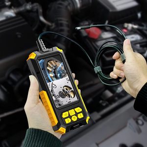 Endoscope industriel P50 avec double caméra 8 mm, écran 4,5 pouces, câble rigide de 10 m, outil d'inspection pour la vérification des tuyaux et des équipements - Product Image 6