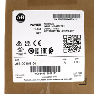 มีสินค้าในสต็อก จัดส่งรวดเร็ว Allenbradleys AC Drive Variable Frequency Drive PowerFlexs 525 25B-D017N104 VFD - Product Image 3