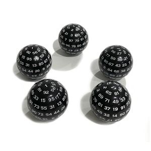 ลูกเต๋าอะคริลิก 100 ด้าน สำหรับเกมส์ ขายส่ง <span class=keywords><strong>D100</strong></span> - Product Image 1