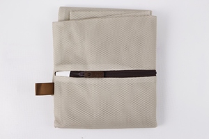 60x60cm Double Layer Fine Mesh Laundry Bag Foldable Zipper Portable Clothes Storage Wash Bag - Product Image 2