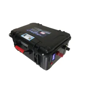 Kualitas tinggi 12V 200Ah praktis 12200 silinder Lithium Ion baterai LiMn2O4 katoda 2000 siklus garansi 3 tahun - Product Image 1