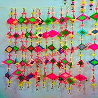 Vente en gros vigne suspendue de fleurs de glycine artificielles colorées pour mariage pour décoration de jardin et de fête du fabricant indien
