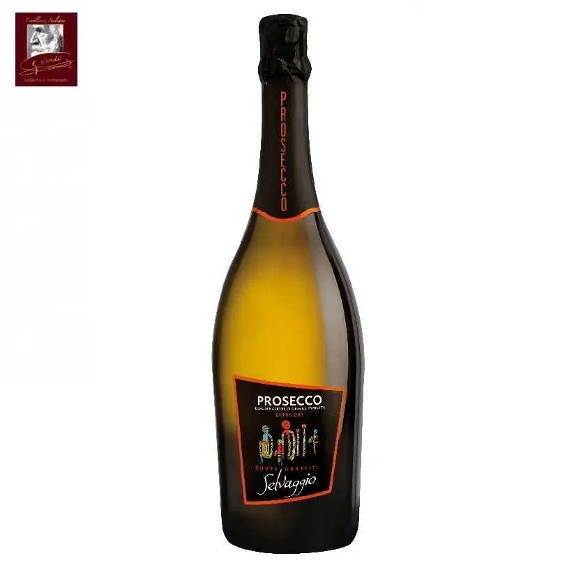 750 ml Prosecco DOC Treviso Spumante Giuseppe Verdi selección italiano vino blanco hecho en italia