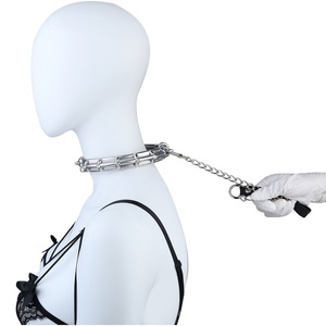 ปลอกคอ BDSM แบบมีหนามเหล็กสแตนเลสสำหรับพันธนาการ ปลอกคอแบบมีหนามสำหรับเกม SM ของเล่นทางเพศสำหรับผู้ใหญ่ ขายส่งจากผู้ผลิต - Product Image 6