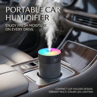 Mini humidificateur ultrasonique 300 ml, micro USB, lumière LED changeante de couleur, diffuseur pour voiture, silencieux, portable, usage domestique