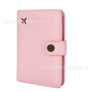 PU <b>passport</b> <b>holder</b> leather cover, airplane travel ticket <b>holder</b>, <b>document</b> slot card <b>holder</b> with custom logo. - Product Image 4