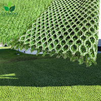 100% Recycelbarer Schnellverlegbarer Hybrid-Kunstrasen für Gewerbliche Qualität Verstärkter Landschaftsrasen