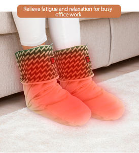 यूएसबी इलेक्ट्रिक फुट गर्म हीटिंग मोजे दर्द राहत के लिए गुण - Product Image 2