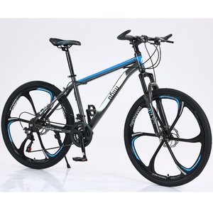 Vélo de montagne MINGU 26 pouces avec freins à disque doubles, suspension avant, 21 vitesses, <span class=keywords><strong>cadre</strong></span> en acier haute teneur en carbone pour hommes <span class=keywords><strong>et</strong></span> femmes - Product Image 3