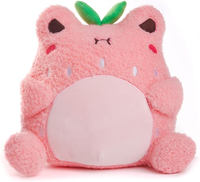 Kawaii Aardbei Wawa Super Zachte Schattige Kikker Verkleed Als Fruit Verzamelbare Knuffel Knuffel