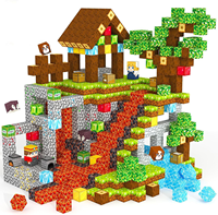 200 blocs magnétiques - Cubes magnétiques pour enfants à partir de 3 ans, jouet éducatif sensoriel STEM pour empiler, cadeau pour garçons et filles