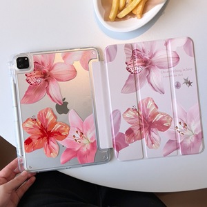 <span class=keywords><strong>Funda</strong></span> de Cuero PU con Diseño Floral y Soporte para Lápiz, Triple Pliegue, para <span class=keywords><strong>iPad</strong></span> 10.2, 11.ª Gen., Air 8, 12.ª Gen., 2026 - Product Image 2