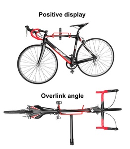 Supporto <span class=keywords><strong>da</strong></span> Parete per Bicicletta, Gancio <span class=keywords><strong>Doppio</strong></span> per Mountain Bike e Bici Senza Pedali, <span class=keywords><strong>Portabici</strong></span> <span class=keywords><strong>da</strong></span> Interno/Esterno con Capacità di Carico di 25kg - Product Image 3