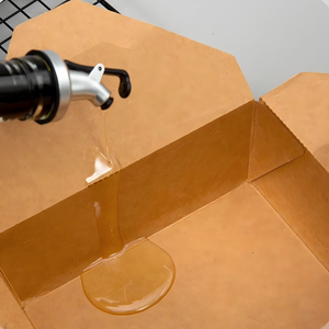 使い捨て茶色紙箱 中国 ファーストフード テイクアウト 軽食 サラダ バーベキュー チキン フライドライス 包装 - Product Image 6