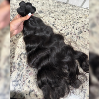 Paquets de tissage de cheveux humains à cuticule alignée avec un donneur, paquet de cheveux crépus bouclés doublement étirés, vendeur de paquets de cheveux humains bruts doux