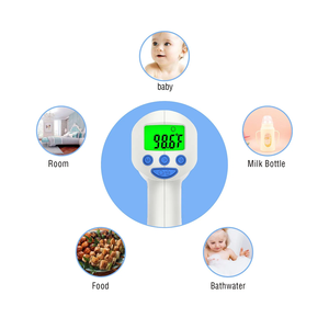 Высокочувствительный цифровой медицинский инфракрасный Лоб термометр Ручной бесконтактный клинический термометр ручной металлический Электрический - Product Image 3