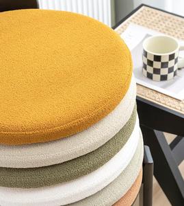 Coussin <span class=keywords><strong>de</strong></span> chaise <span class=keywords><strong>rond</strong></span> en mousse à mémoire <span class=keywords><strong>de</strong></span> forme <span class=keywords><strong>de</strong></span> haute qualité en polaire avec <span class=keywords><strong>tabouret</strong></span> <span class=keywords><strong>de</strong></span> bar antidérapant - Product Image 6