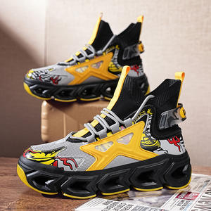 MOOM 2025 Nouvelles Baskets Décontractées d'Été pour Hommes Grande Taille Respirantes en Maille avec Semelle Intermédiaire en Caoutchouc Fermeture Type Chaussette Chaussures de Marche Evergreen Chunky - Product Image 6